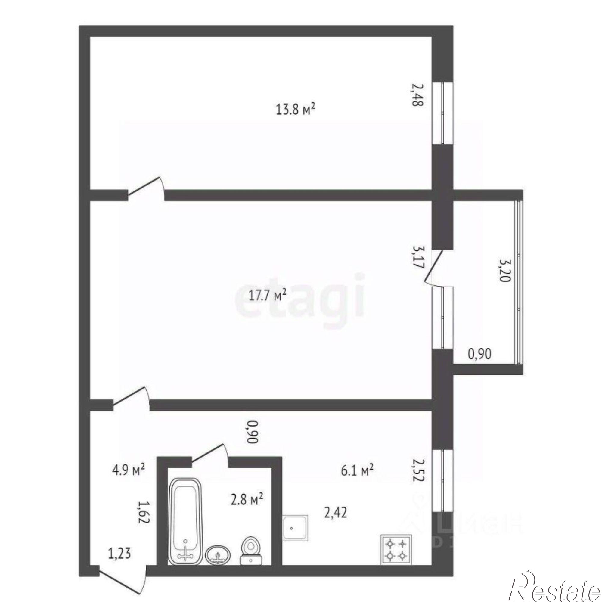 Купить квартиру за 5 500 000 рублей