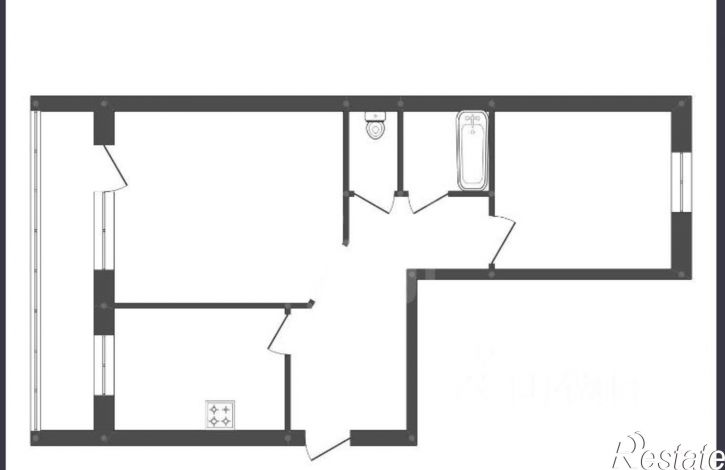 2-комн квартира