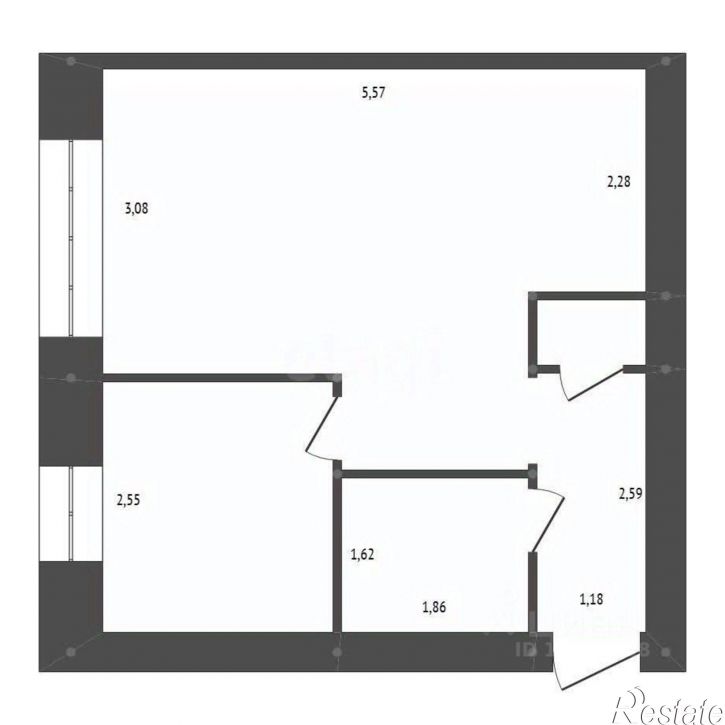 1-комн квартира улица 9 Мая, 225,  д. 225