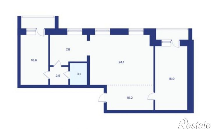 3-комн квартира ул Октябрьская, 7/1,  д. 7/1