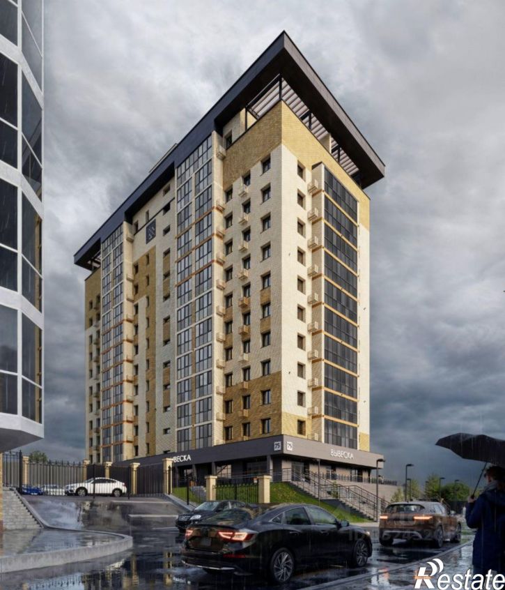 1-комн квартира в новом доме ул Горького, 59,  д. 59