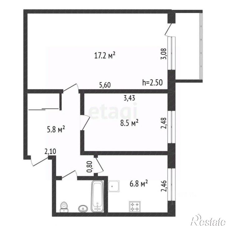 2-комн квартира ул Текстильная, 23,  д. 23