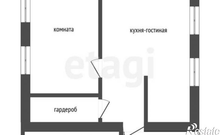 2-комн квартира Благовещенский муниципальный округ, село Усть-Ивановка, улица Гагарина, 41